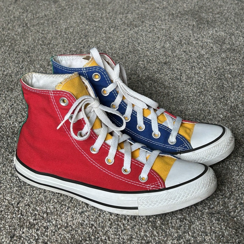 Converse Chuck Taylor All Star Colorblock High Top Sneaker Women's 8/Men's 6 $70 - Picture 1 of 10